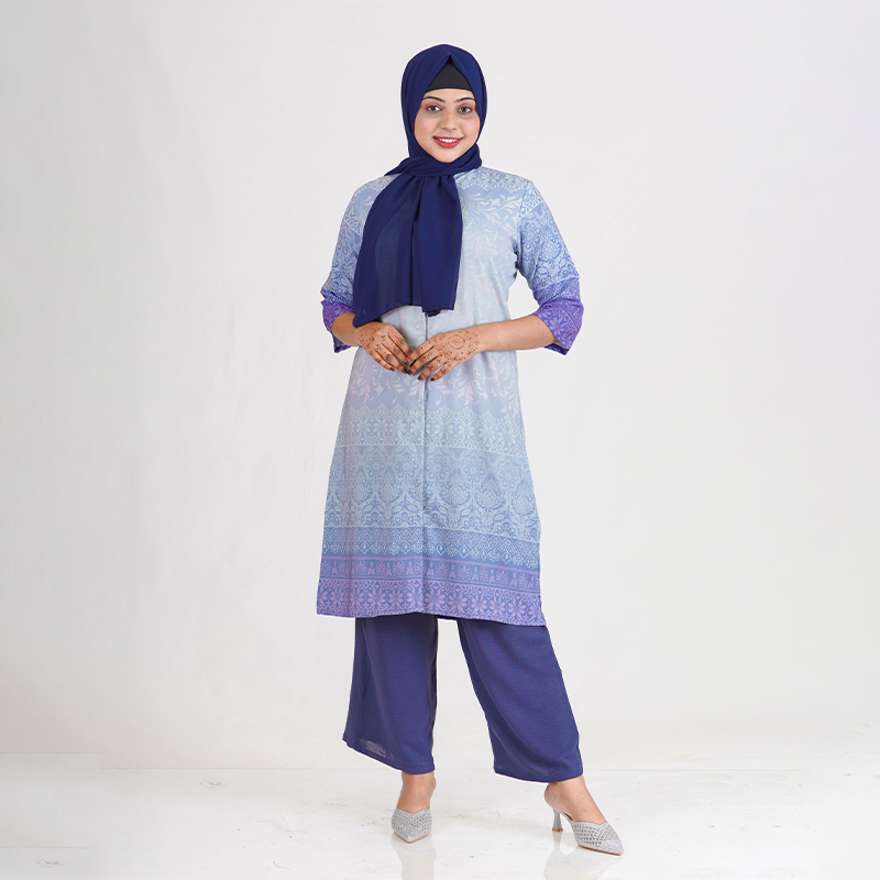 4383BLU_Ladies co-ord set_Sirasa garment_srilanka (7)