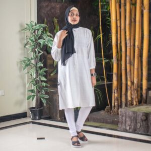 Nadhy casual embroidery strip dress
