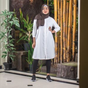 Nadhy casual check shirt dress