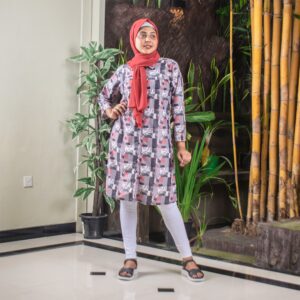 Nadhy premium digital shirt dress