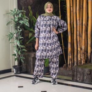 Premium wrinckle co-ord set
