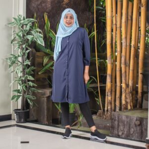 Nadhy casual check shirt dress